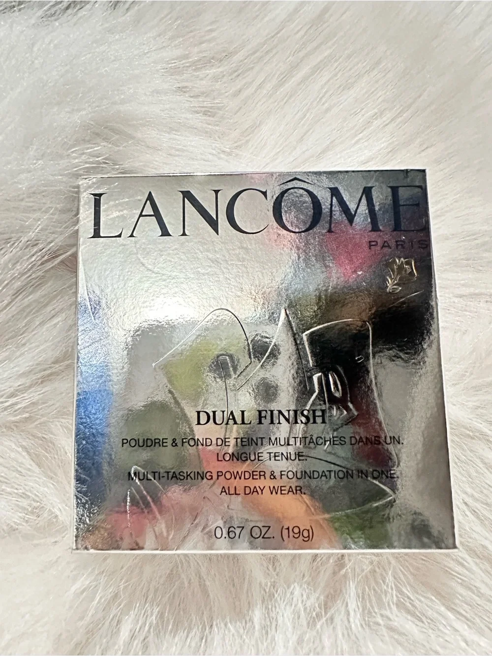 Lancôme Dual Finish Powder‎ & Foundation - Silver Packaging 19g